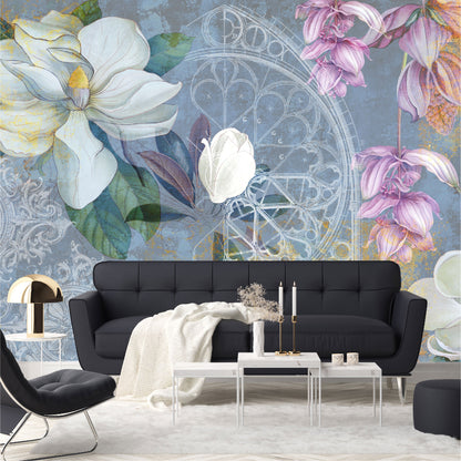 Mural Jazmines y Magnolias - MT343