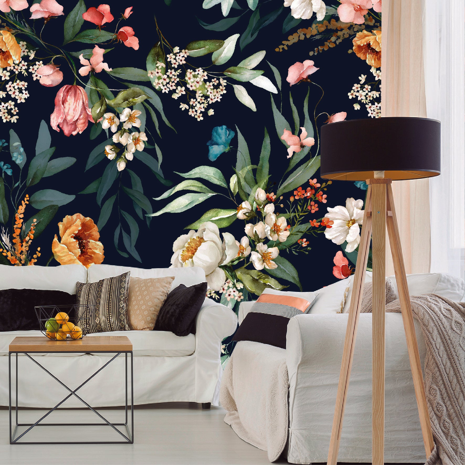Mural Flores Tropicales - MT222