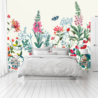 Mural Flores Botanicas Acuareladas - MT404