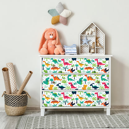 Vinilo para Muebles Dinosaurios Tropicales - MI103