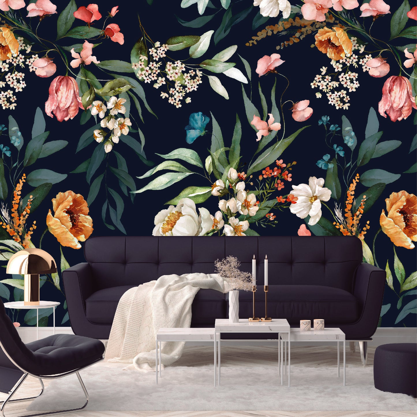 Mural Flores Tropicales - MT222