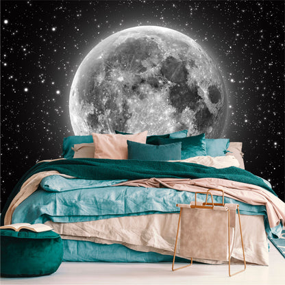 Fotomural Luna llena con estrellas - FM011