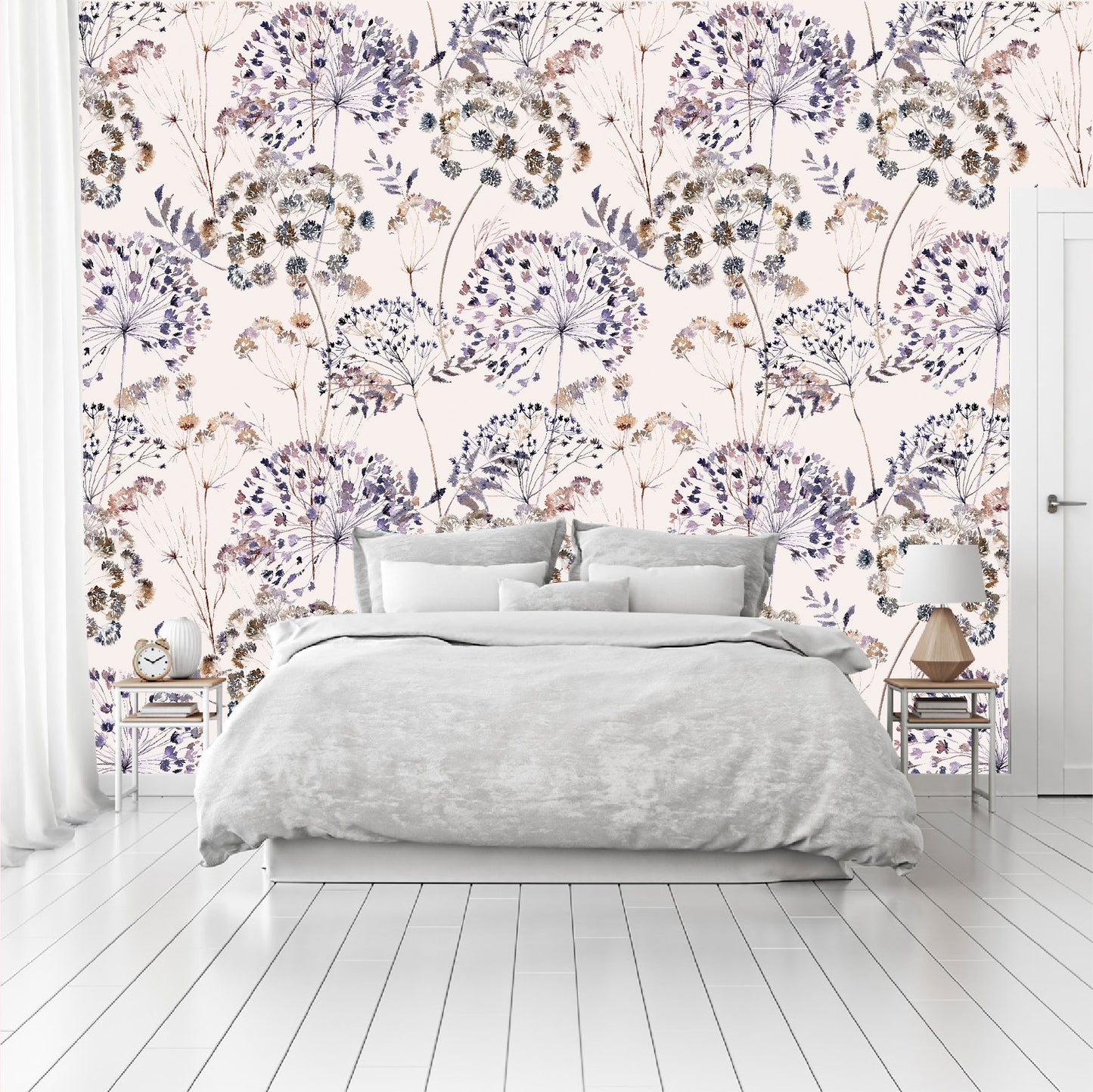 Mural Mate Flores Estilo Boho - MT425