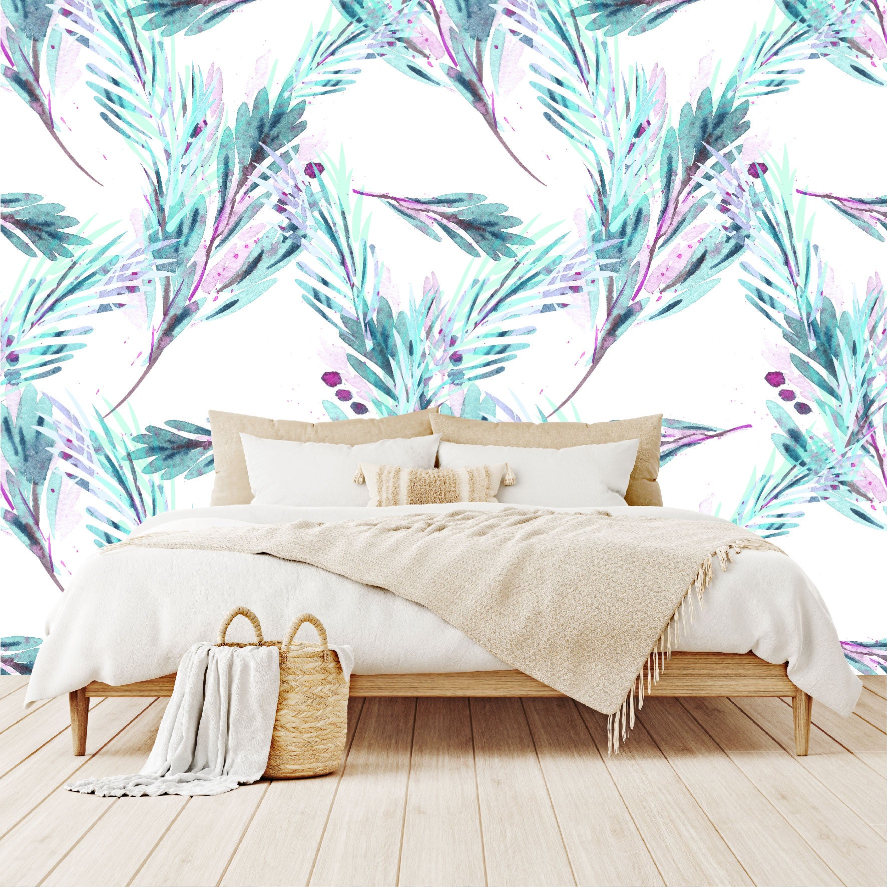 Vinilo Mate Tropical Ramas con Bayas 079