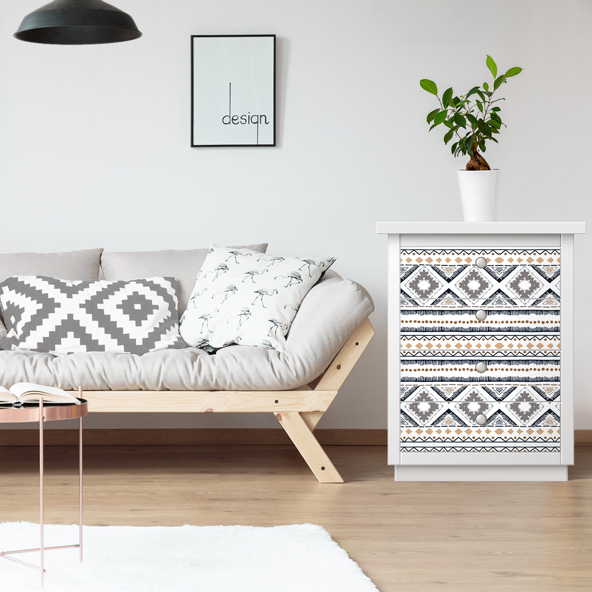 Vinilo para Muebles Étnico - MET2314