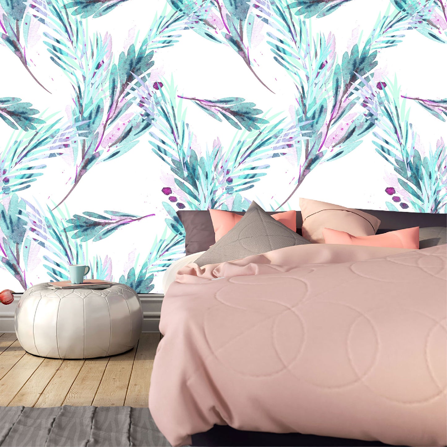 Vinilo Mate Tropical Ramas con Bayas 079