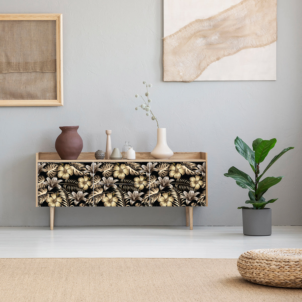 Vinilo Tropical para Muebles Modelo 1338