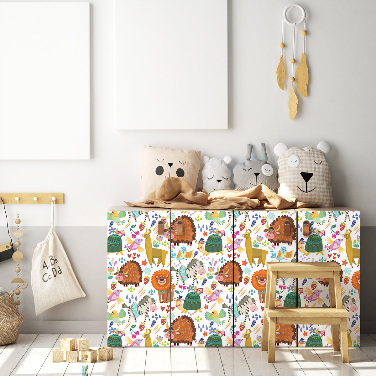 Vinilo para Muebles Animales Enamorados - MI127