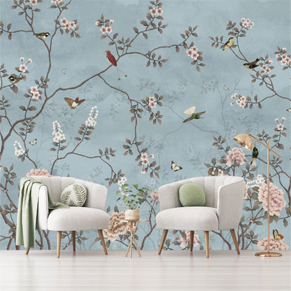 Mural Tropical Campestre Floral - MT308
