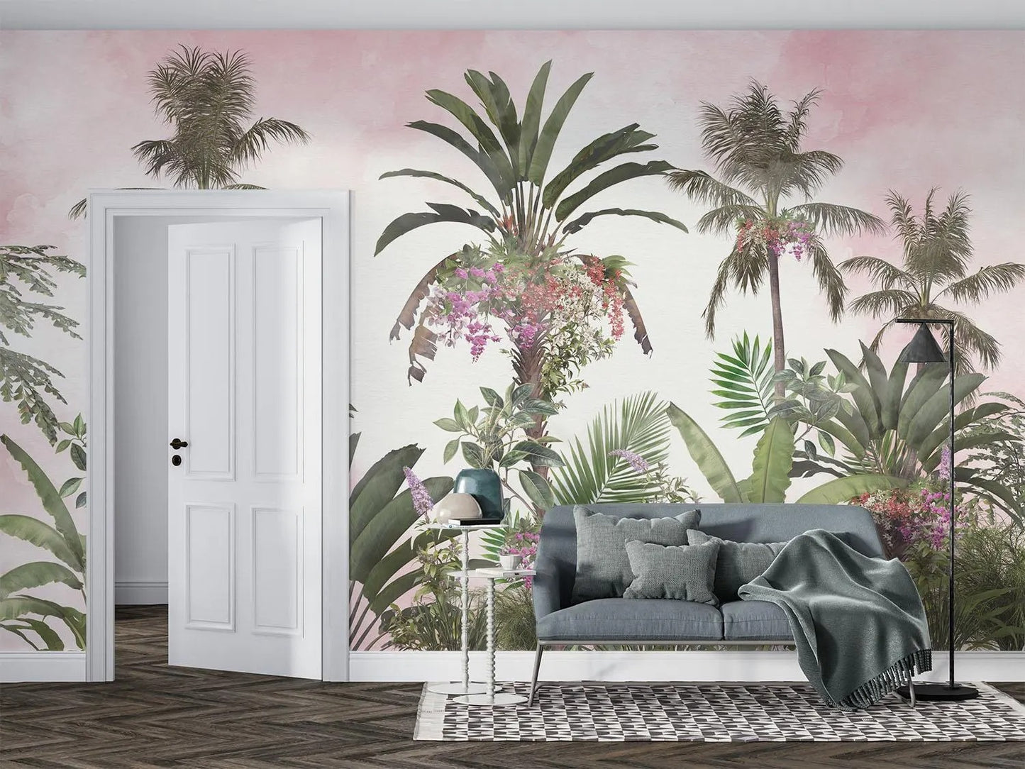 Mural Tropical Floral - MT594