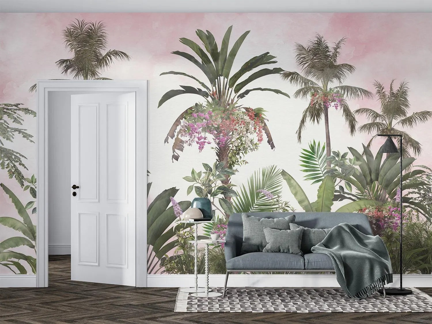 Mural Tropical Floral - MT594
