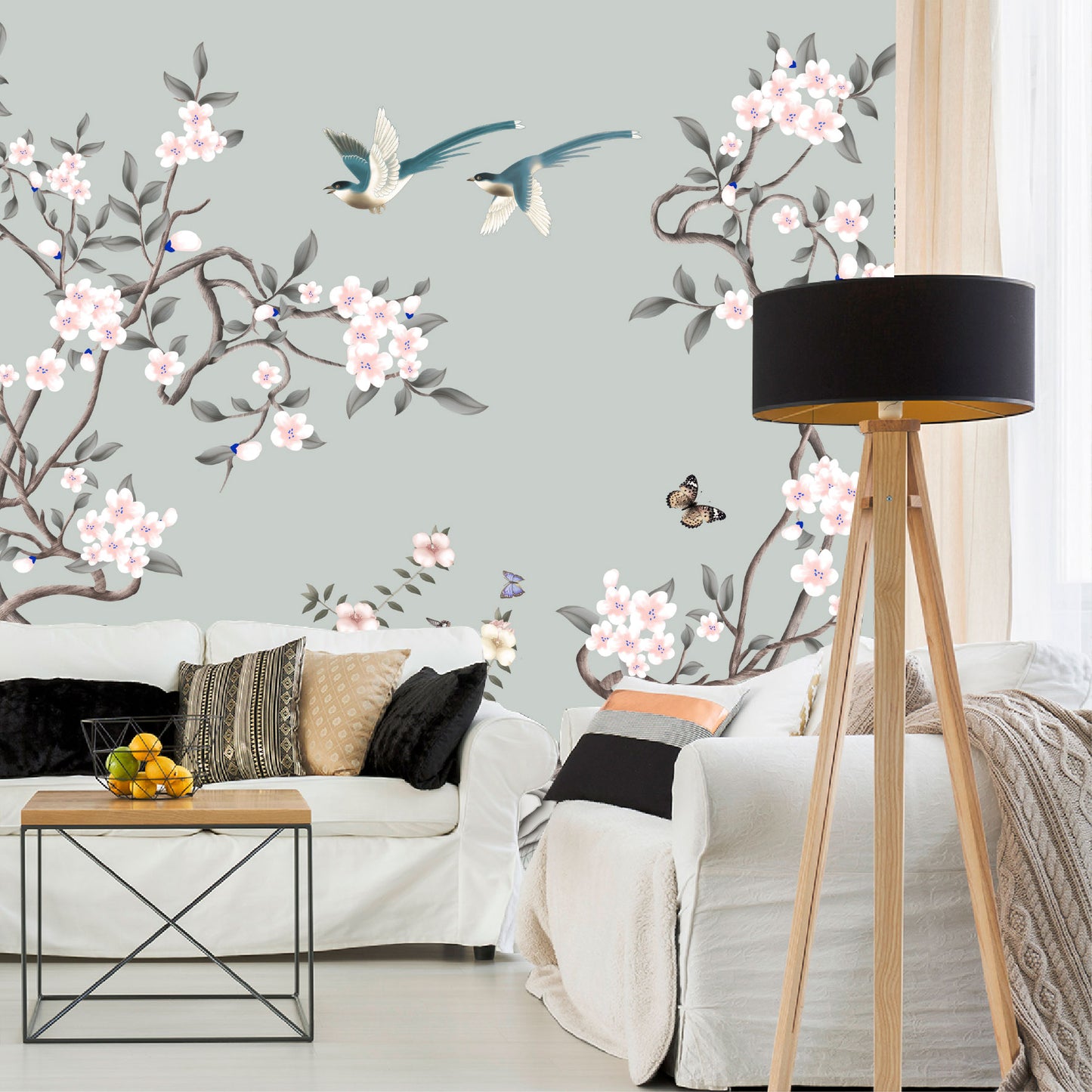 Mural Tropical Floral - MT558