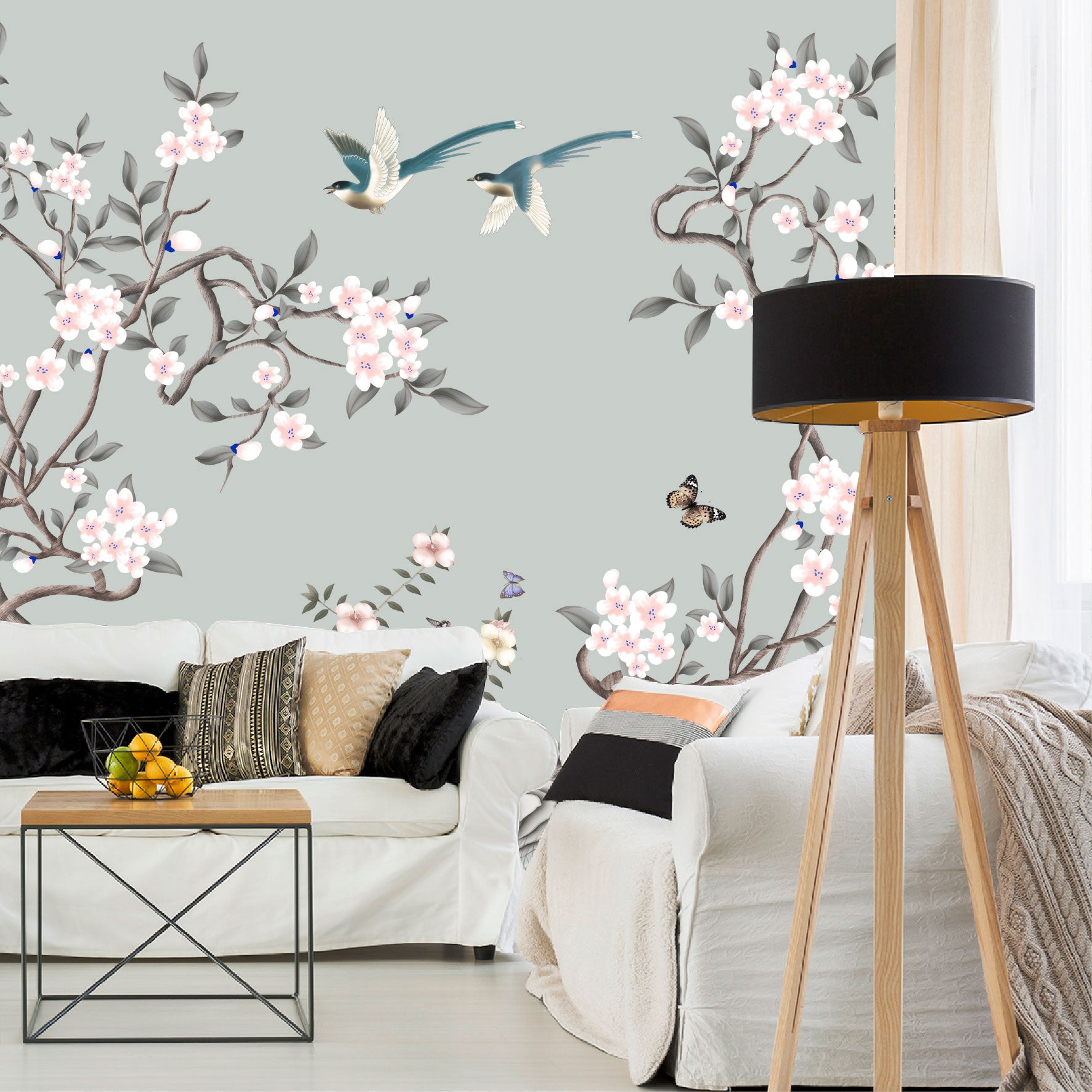 Mural Tropical Floral - MT558