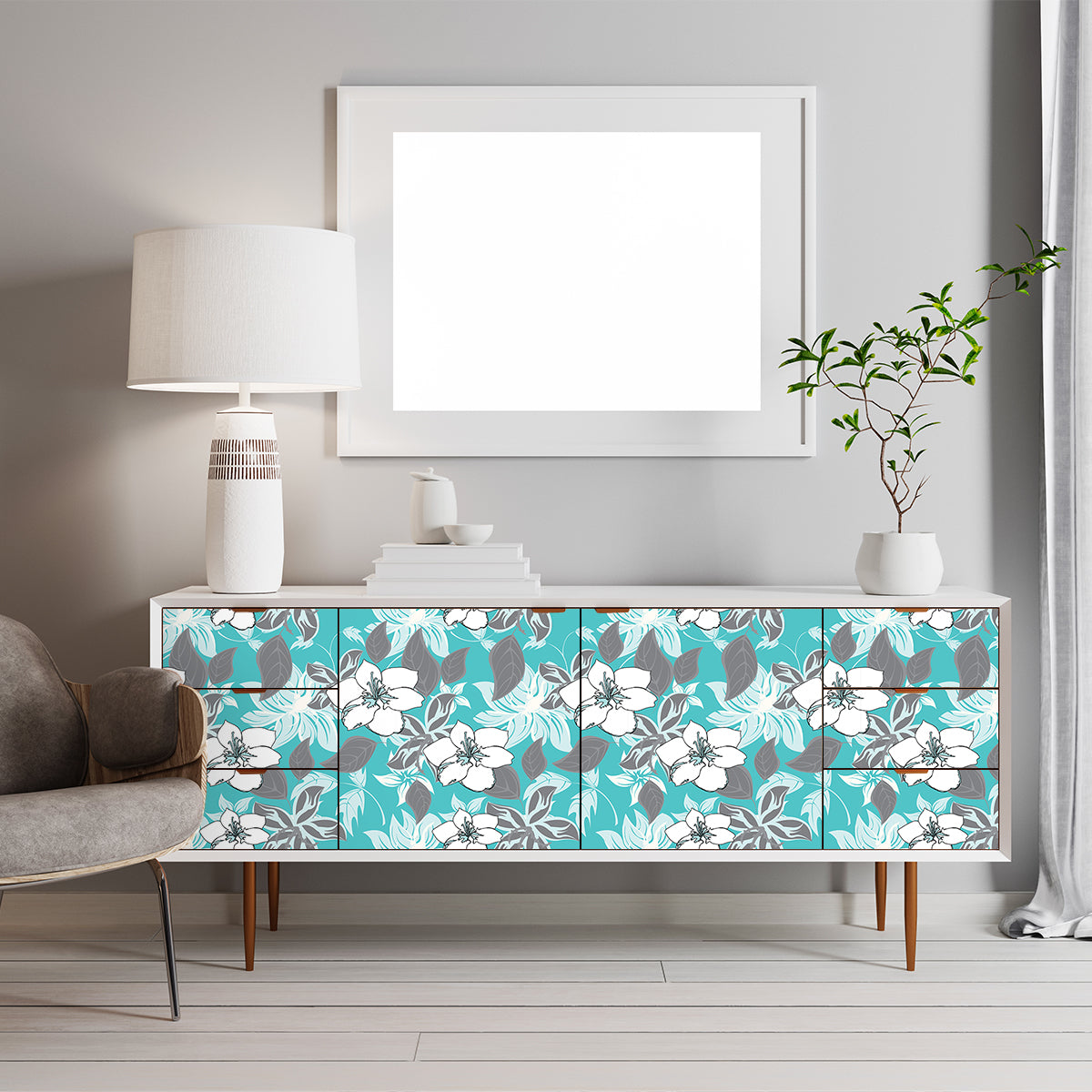 Vinilo Tropical para Muebles - M1529