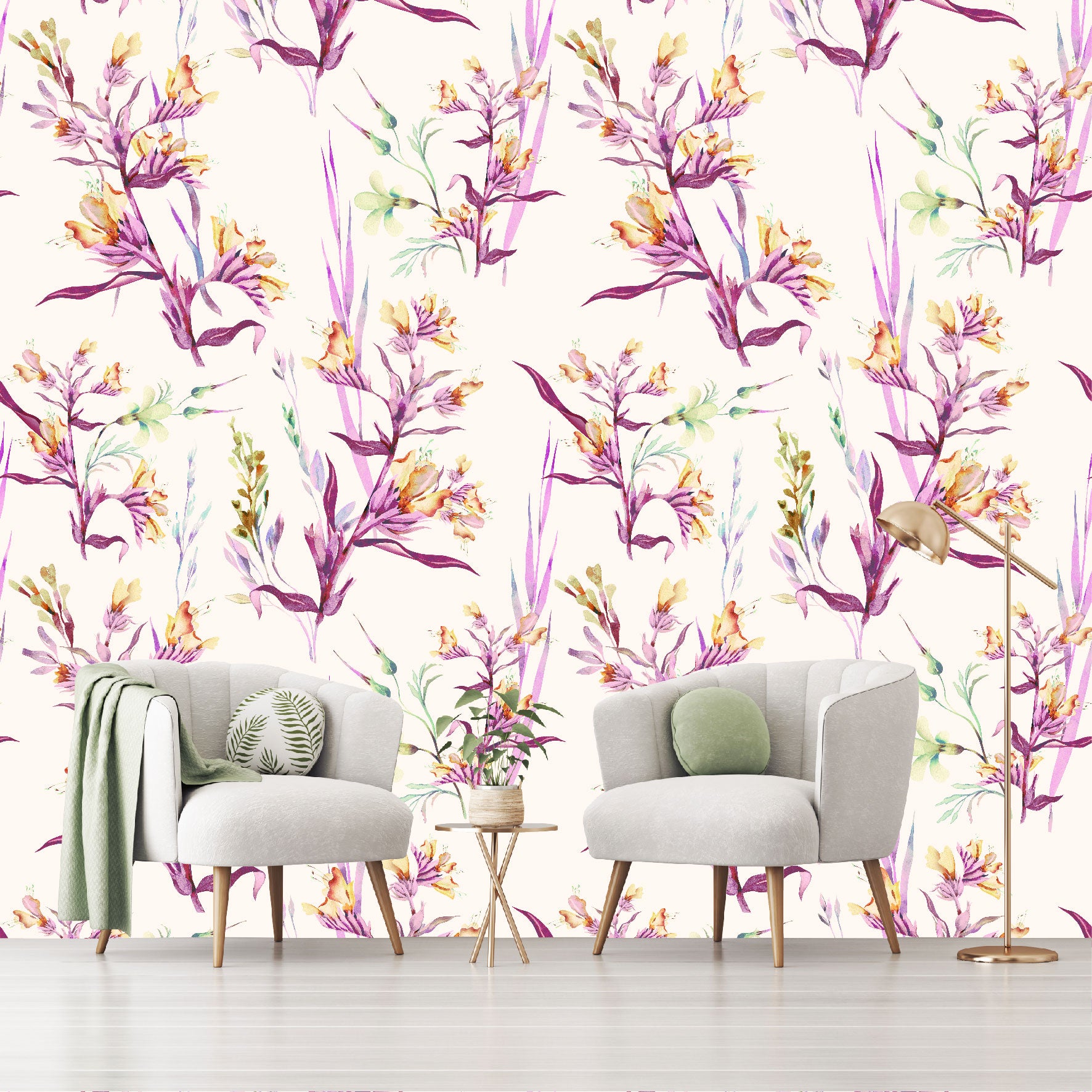 Mural Flor de Blueweed - MT238