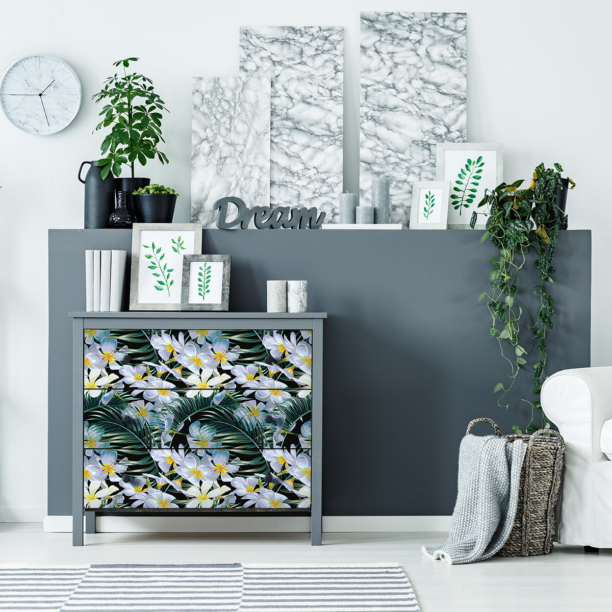 Vinilo Tropical para Muebles Modelo 1332
