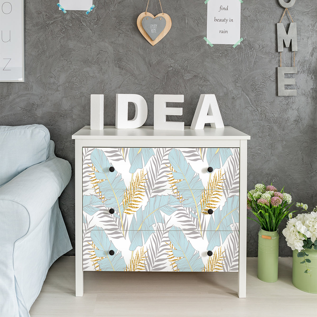 Vinilo Tropical para Muebles Modelo 653