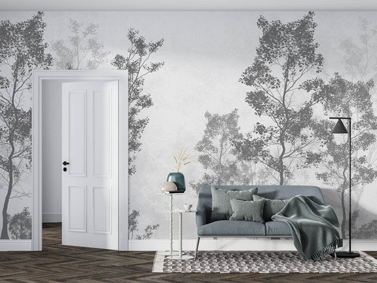 Mural Bosque Minimalista - MT596