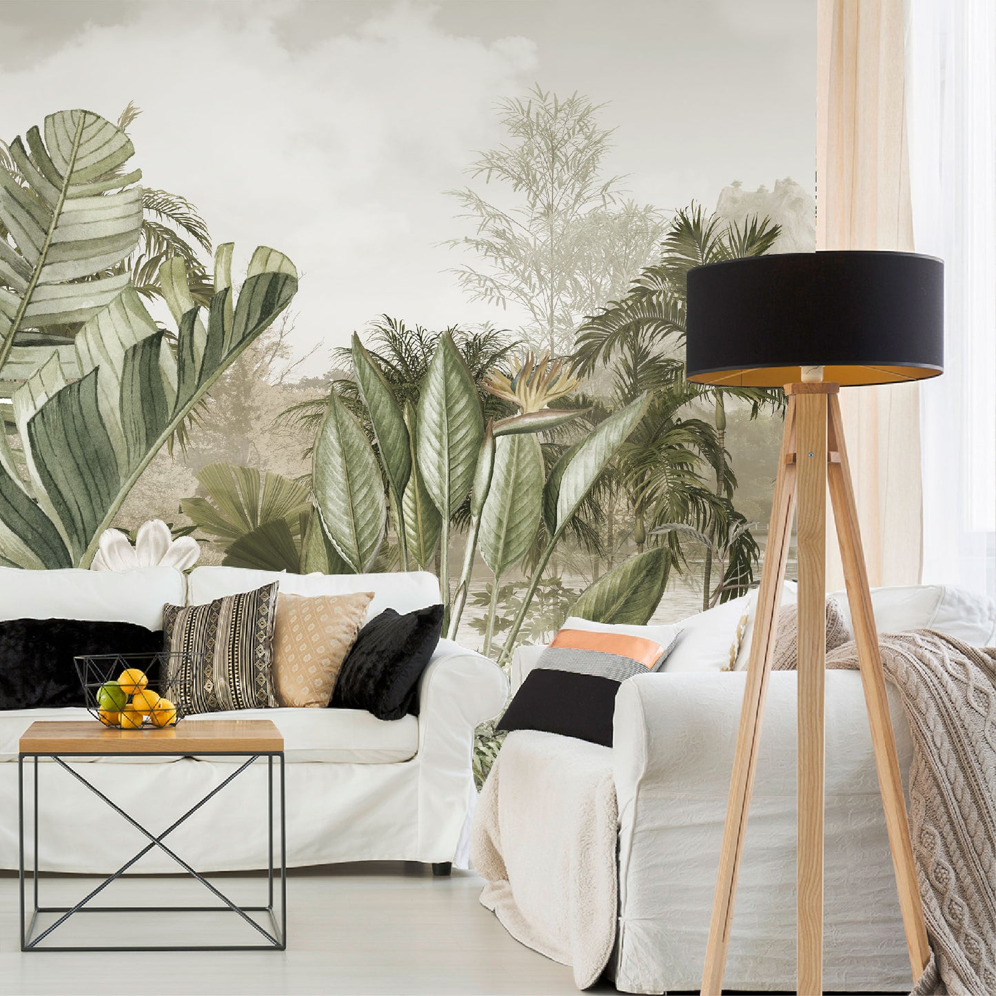 Mural Jungla Tropical Vintage - MT503