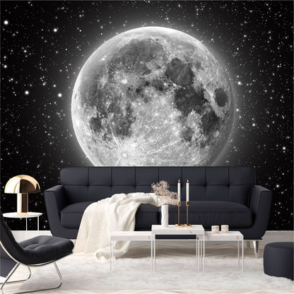 Fotomural Luna llena con estrellas - FM011