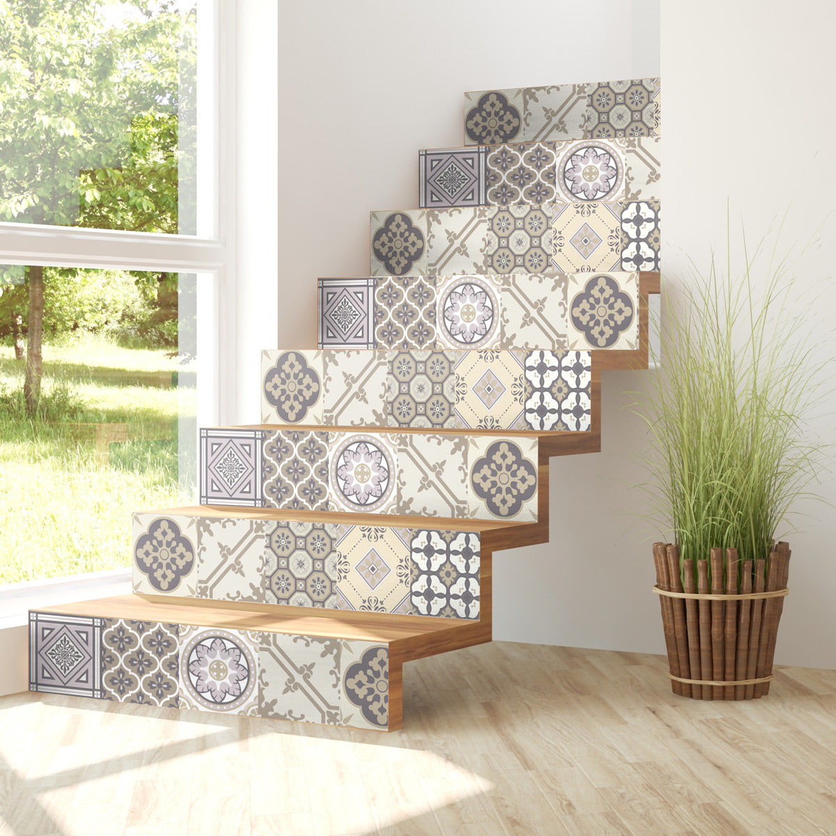 Vinilo Autoadhesivo Para Escaleras Pack por 2 unidades Modelo 019
