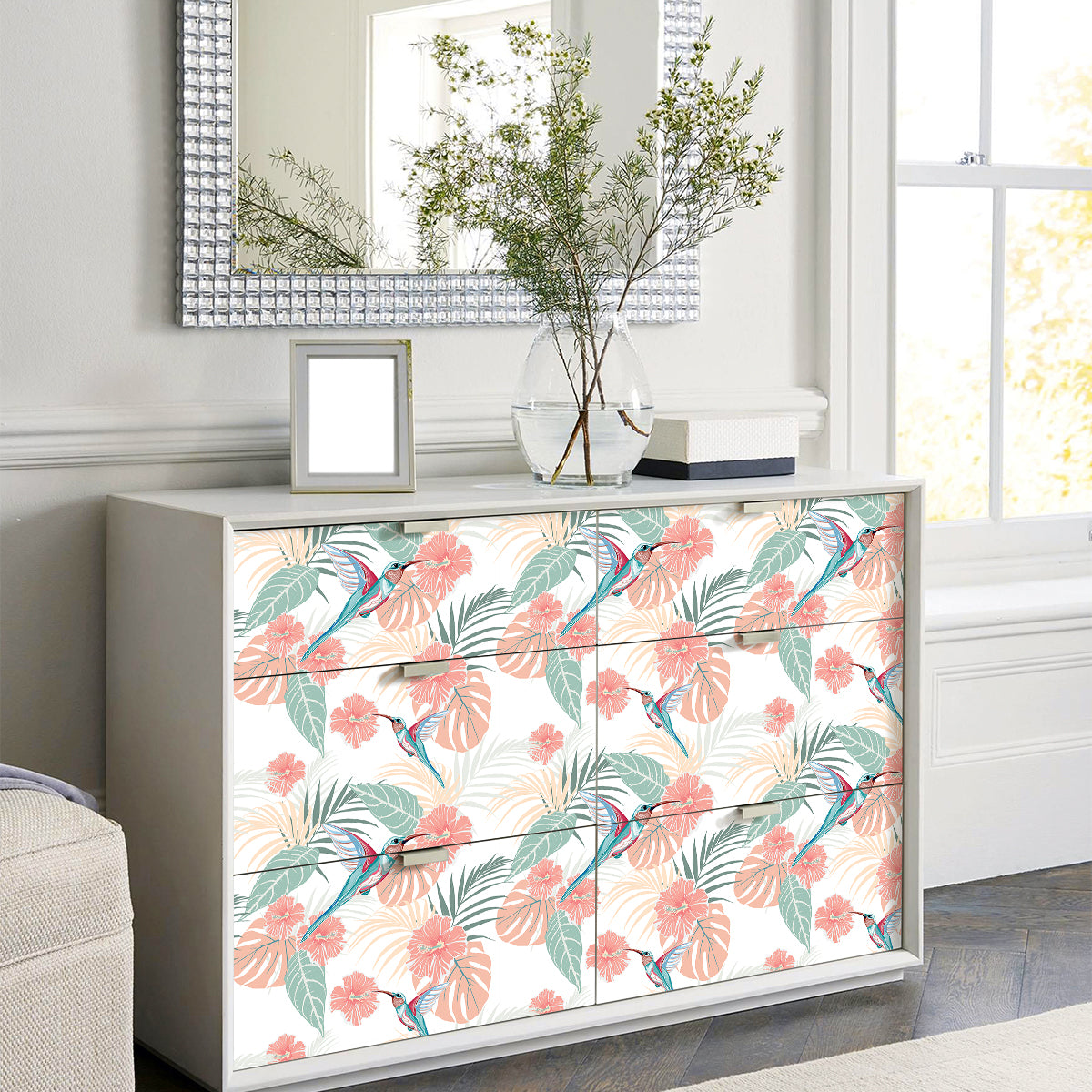 Vinilo Tropical para Muebles Modelo 635