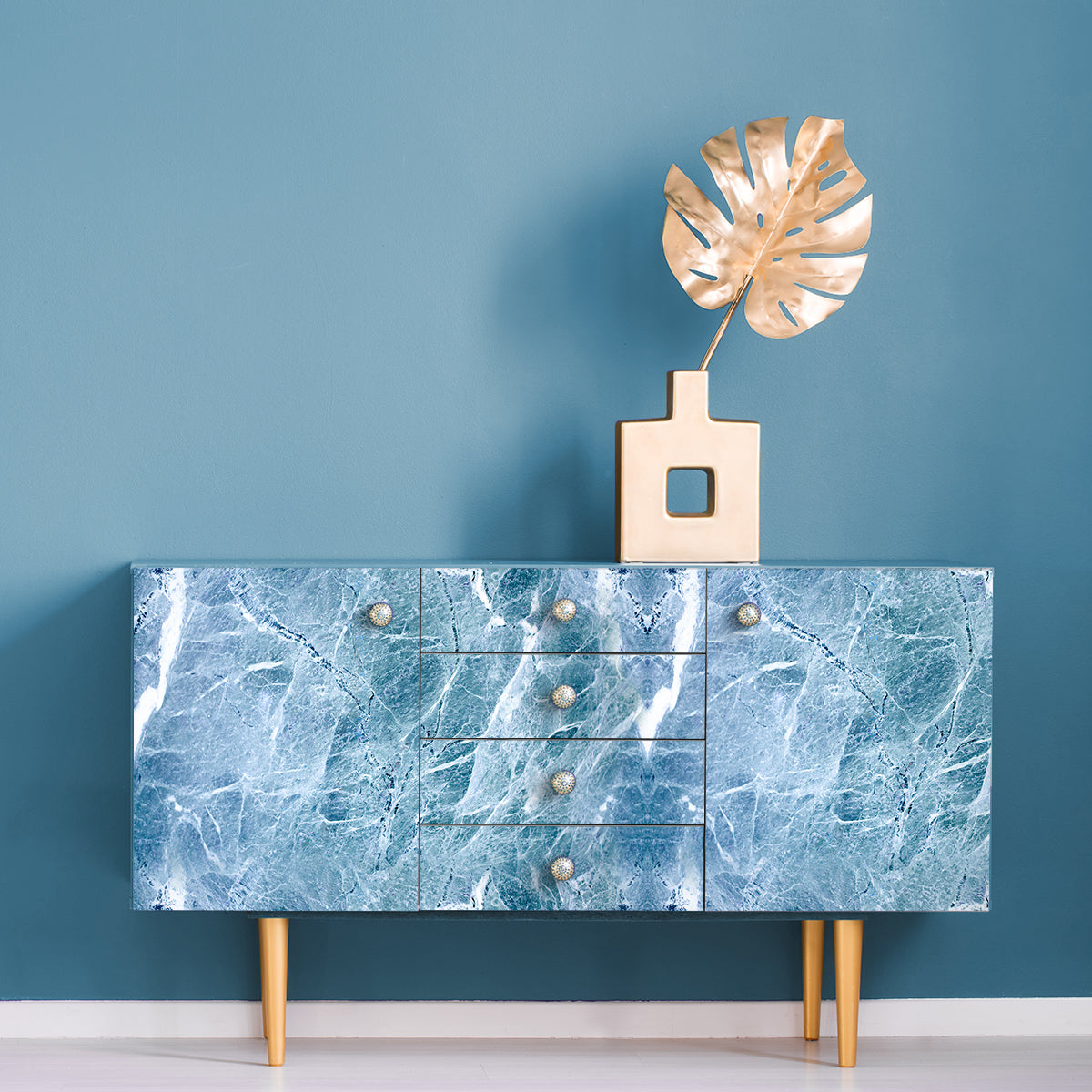 Vinilo Autoadhesivo Simil Marmol - 100x100cm - MM3336