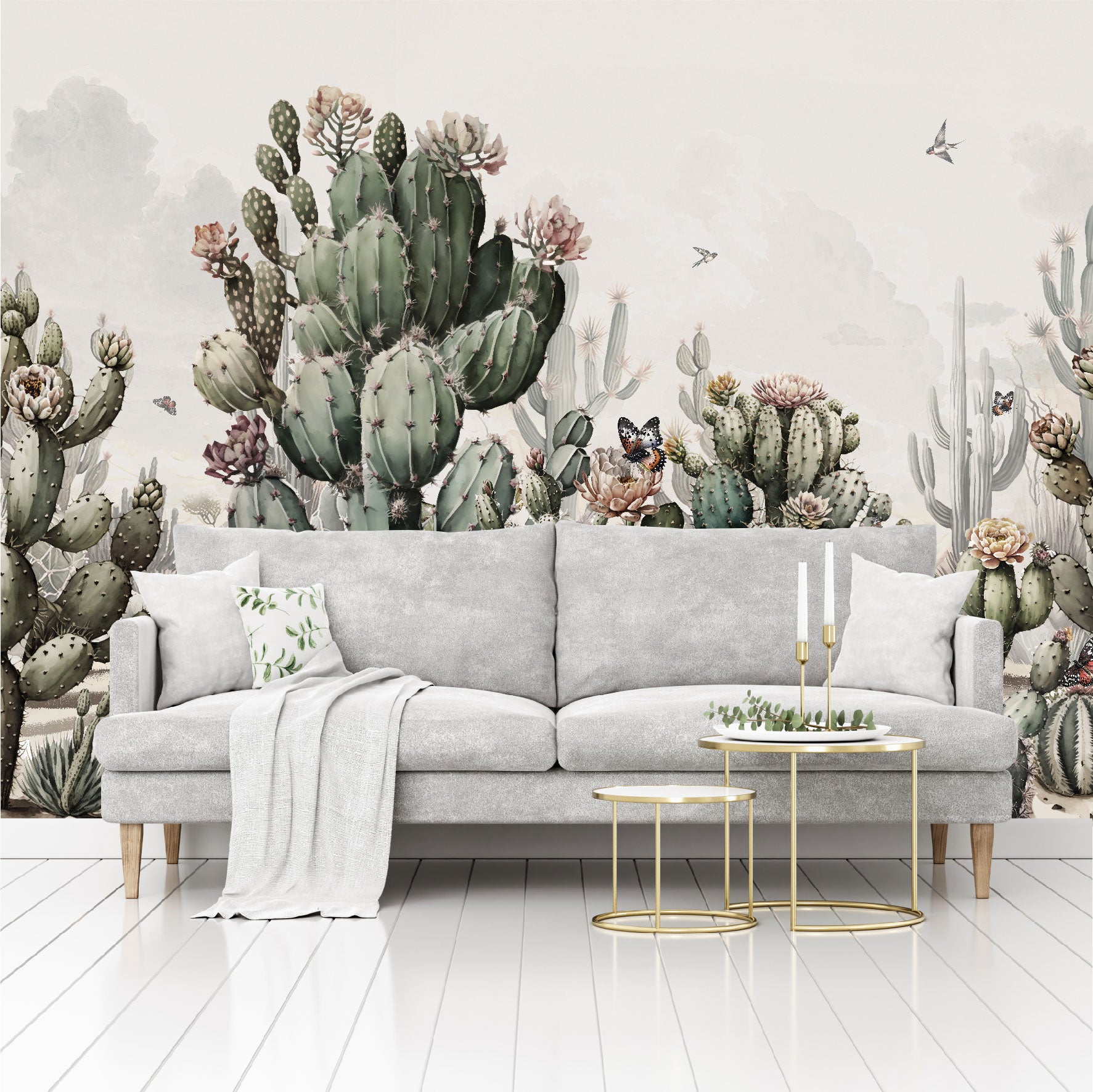 Mural Tropical Cactus - MT393
