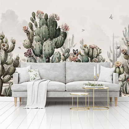 Mural Tropical Cactus - MT393