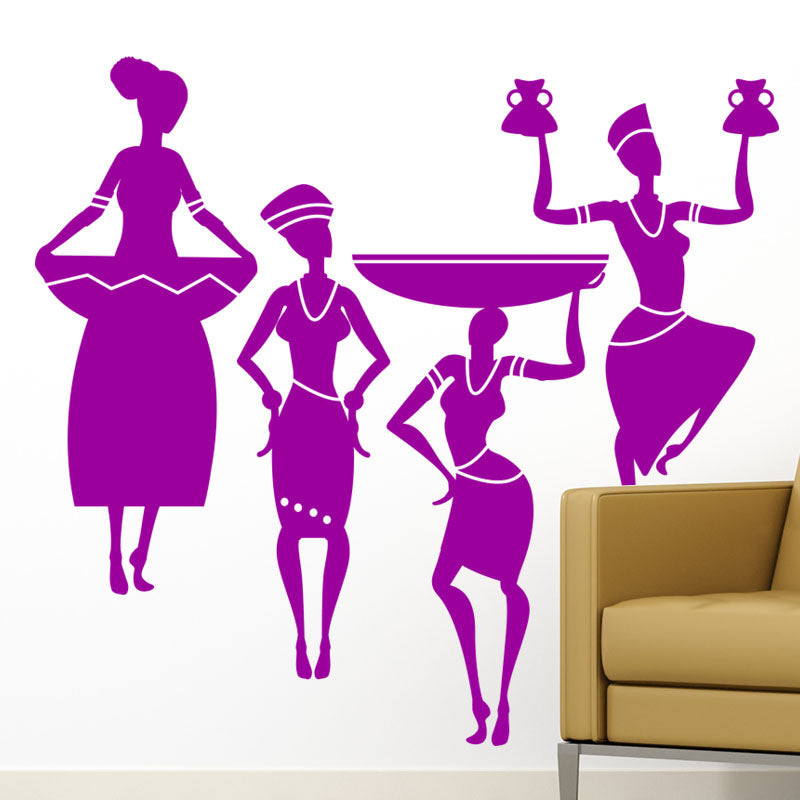 Vinilo Decorativo - Mujeres Africanas - VDC030
