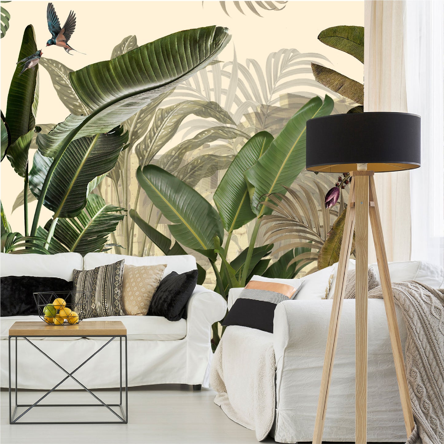 Mural Hojas Tropicales - MT370