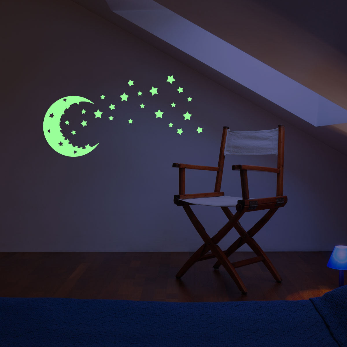 Luna con Estrellas Fotoluminiscente - VF024