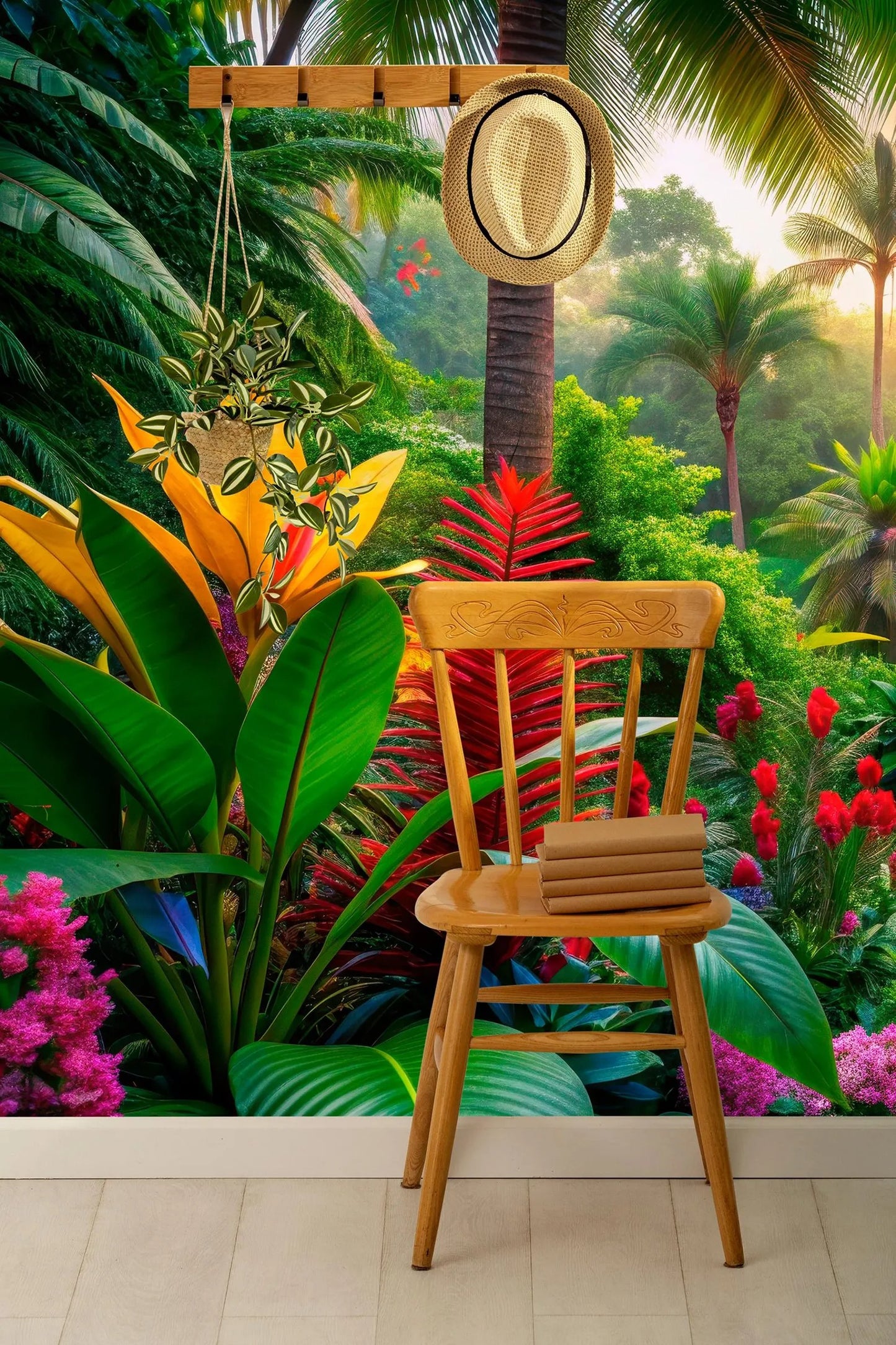 Mural Hojas Tropicales - MT613