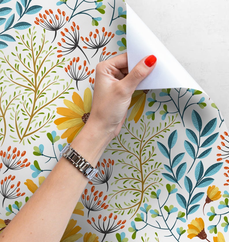 Vinilo Mate Boho Floral - Modelo 1208