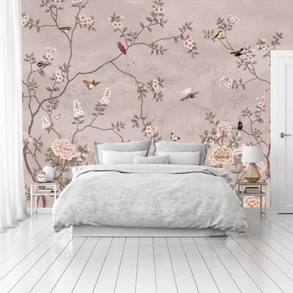 Mural Tropical Campestre Floral - MT310