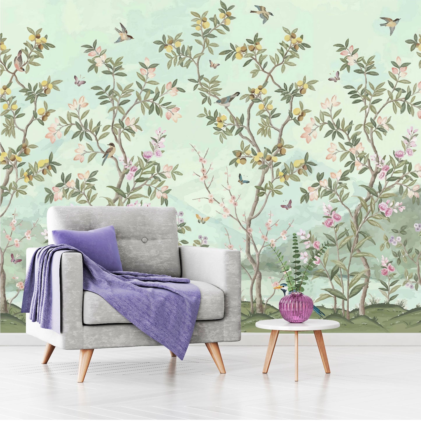 Mural árbol Chinoiserie - MT556