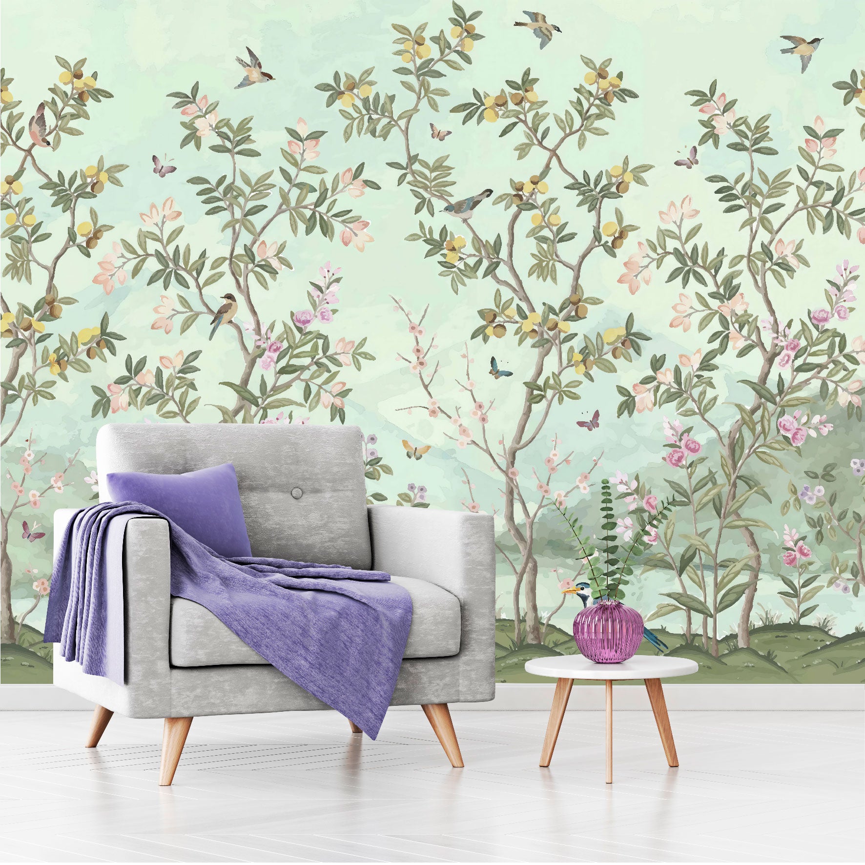 Mural árbol Chinoiserie - MT556