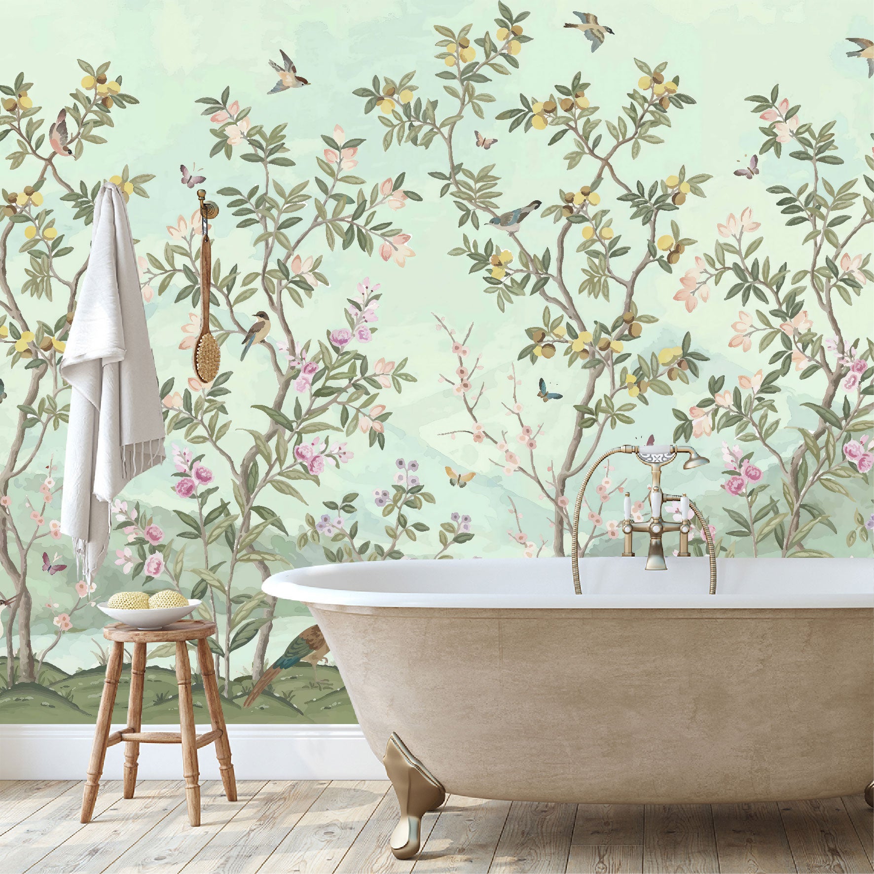 Mural árbol Chinoiserie - MT556