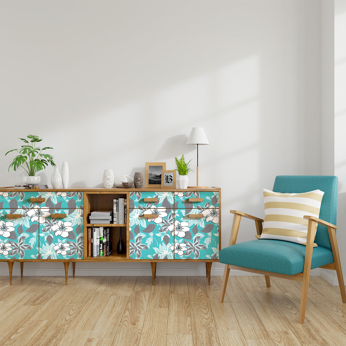 Vinilo Tropical para Muebles - M1529