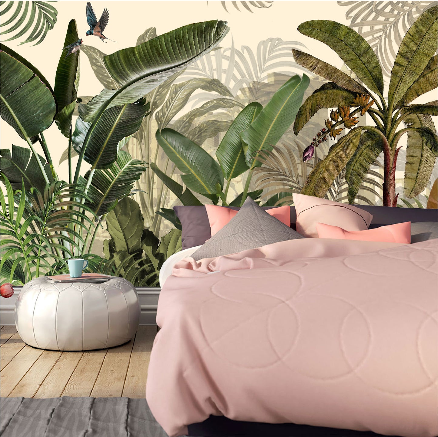 Mural Hojas Tropicales - MT370