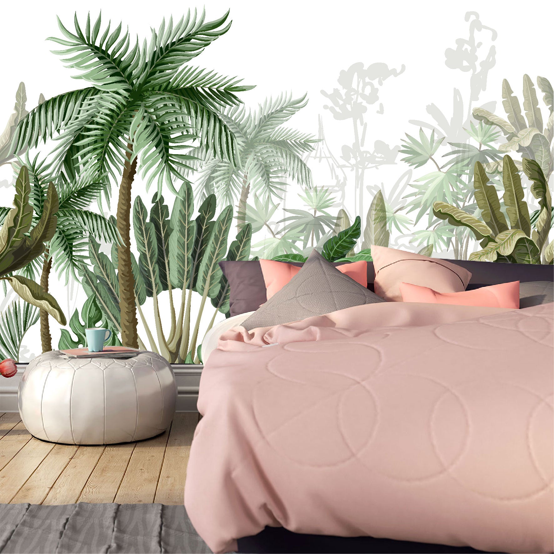 Vinilo Mate Frontera Tropical 065