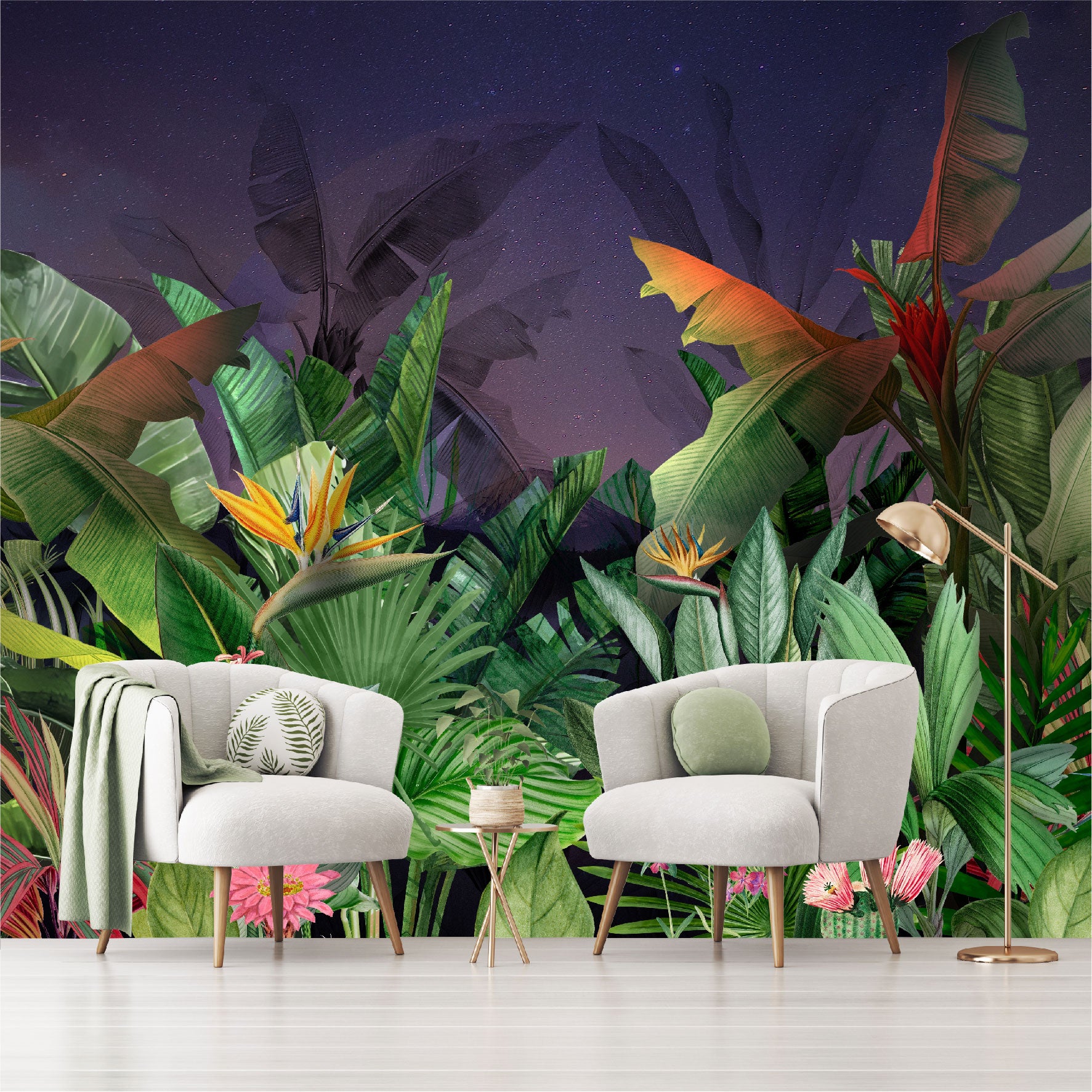 Mural Selva Nocturna - MT410