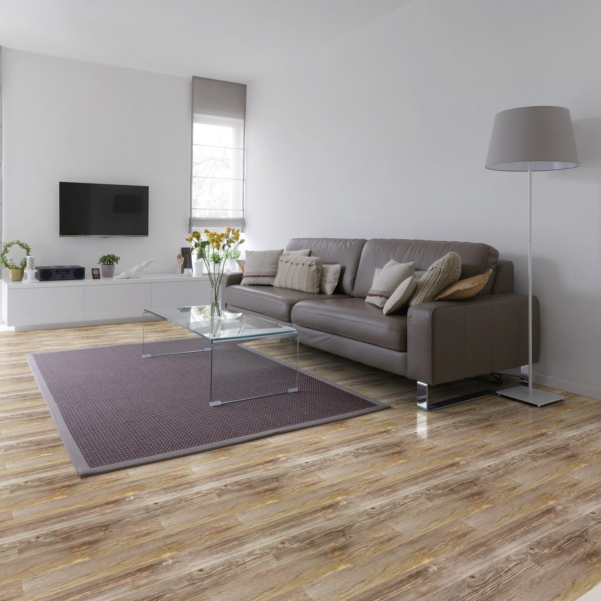 Vinilo Alto Tránsito Modelo Madera Parquet 100x100cm - ATM005