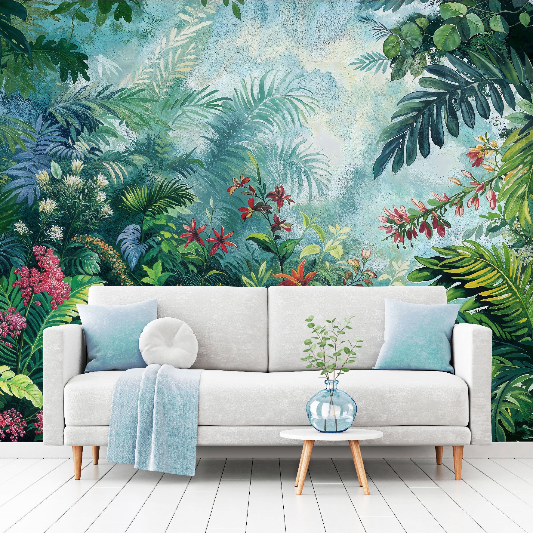 Mural Tropical Jungla Vibrante - MT555
