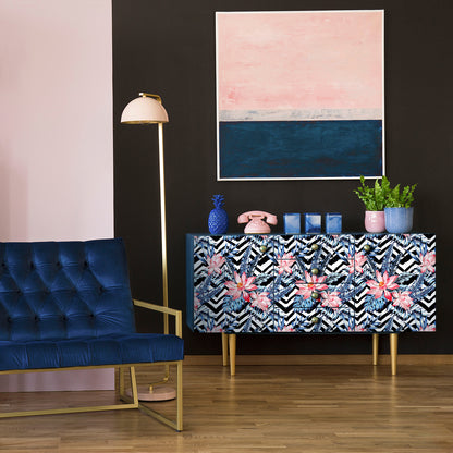 Vinilo Tropical para Muebles Modelo 887
