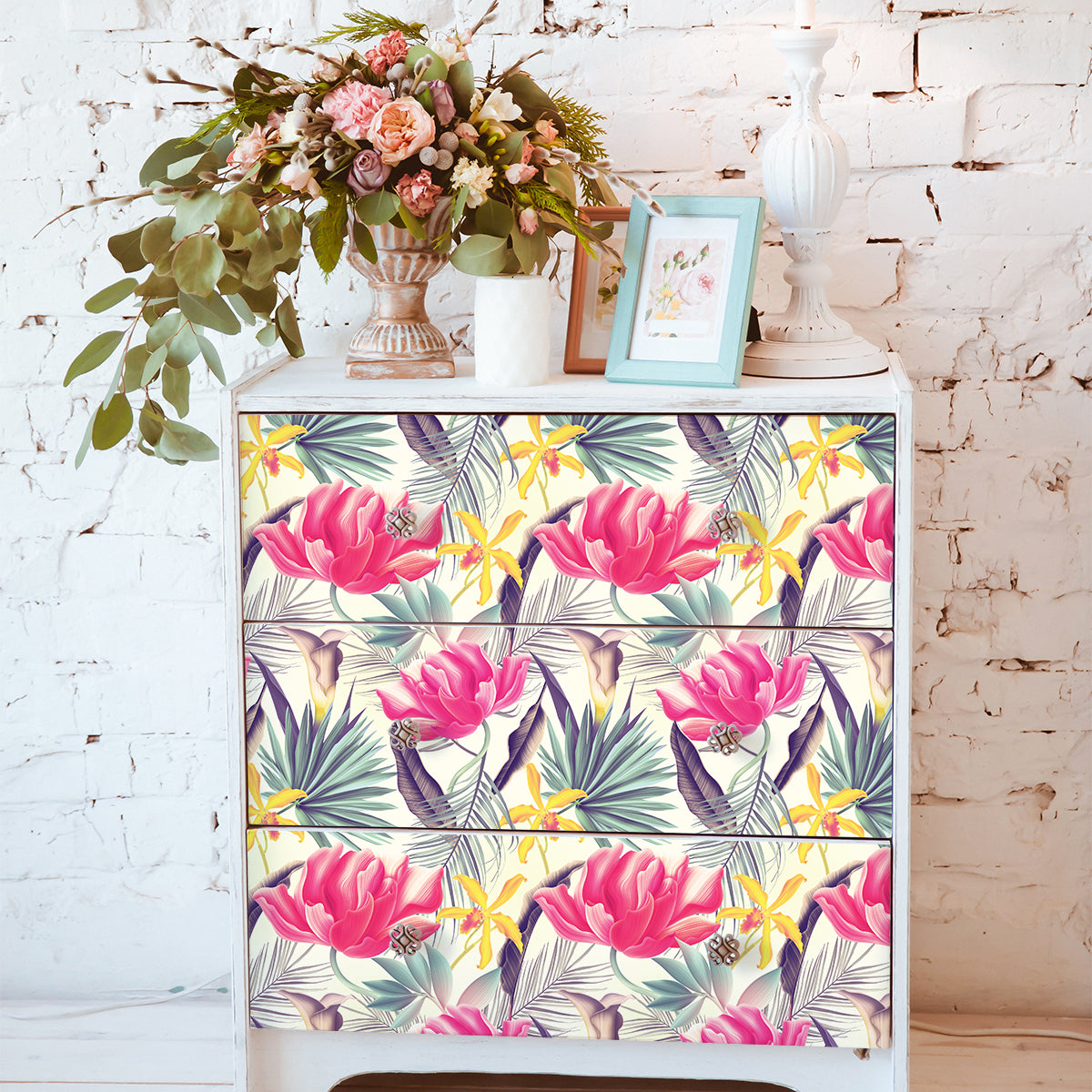 Vinilo Tropical para Muebles - M1610
