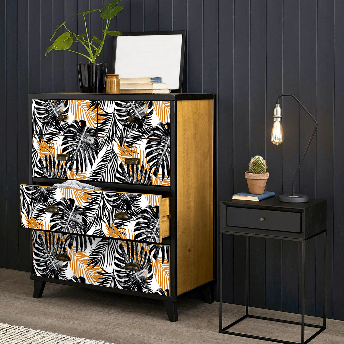 Vinilo Tropical para Muebles Modelo 744
