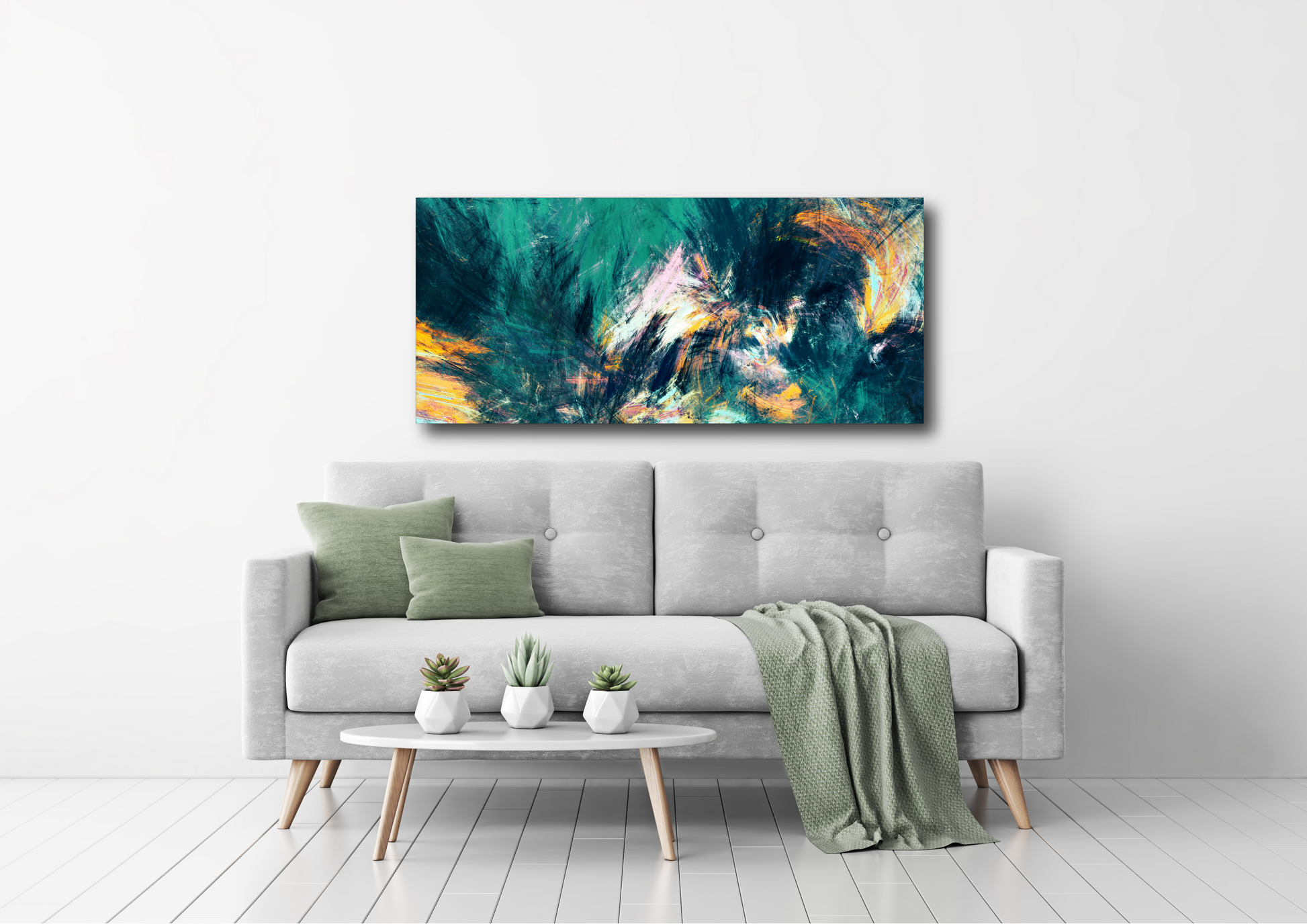 Cuadro Bastidor Impreso en Canvas - Modelo Ulf 90x40cm - CB053