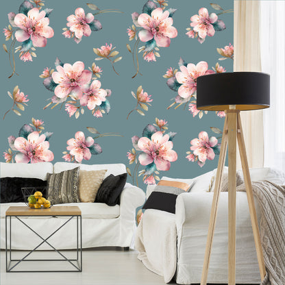Mural Mate Flores Acuareladas - MT430