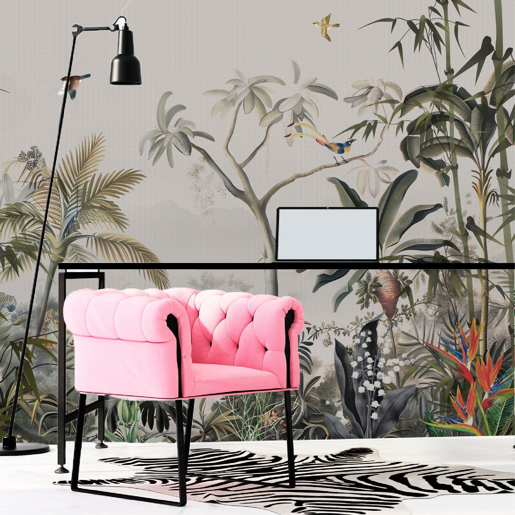 Mural Tropical Selva Vintage  - MT579